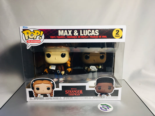 Funko Pop! Max & Lucas 2 Pack Stranger Things