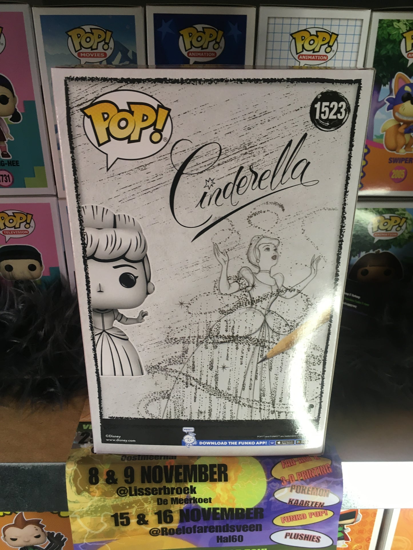 Funko Pop! Cinderella 1523 Sketched VHS Album