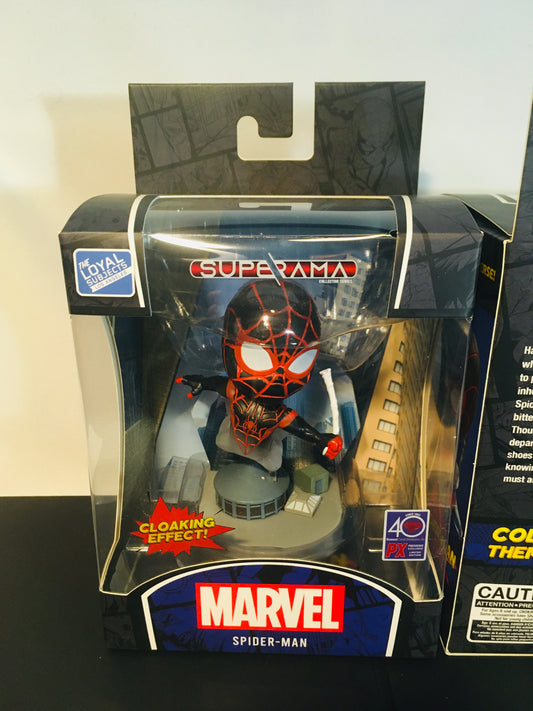 Spider-Man Miles Morales Superama Statue Diorama