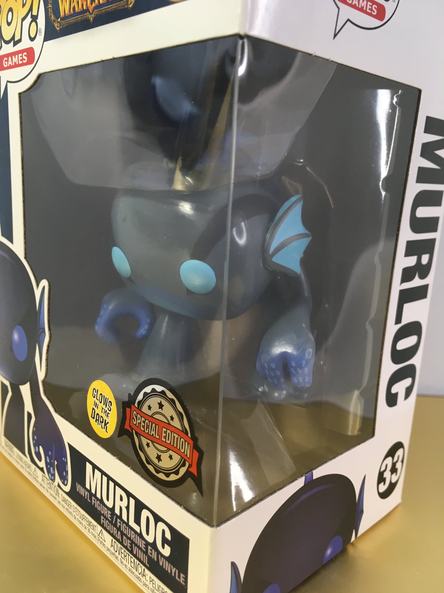 Vaulted Funko Pop Murloc 33 GITD