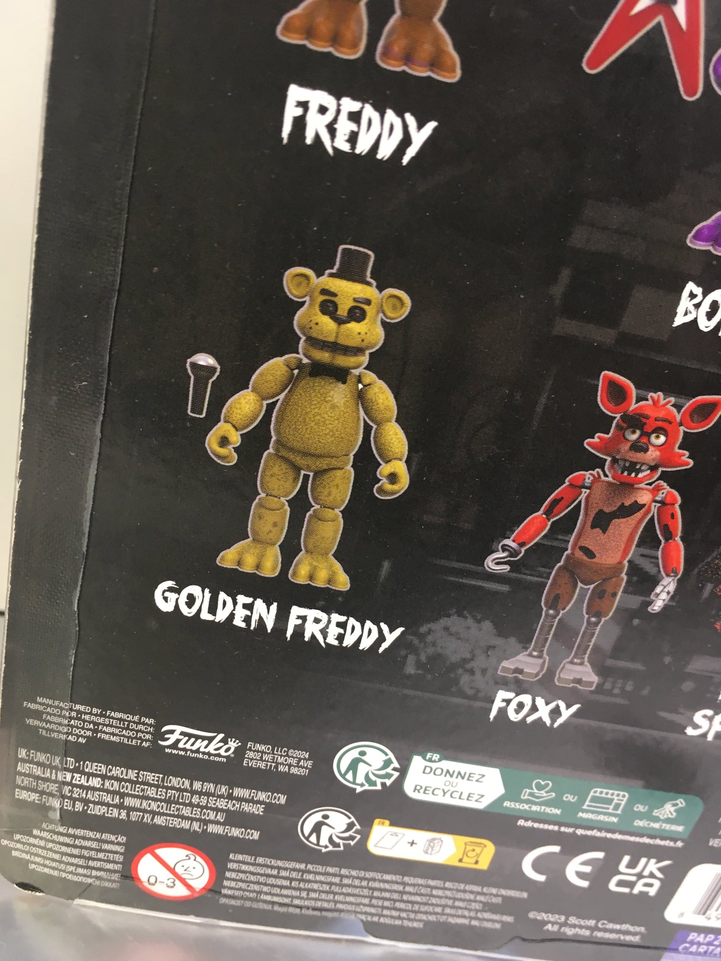 Funko FNAF Action Figure Golden Freddy