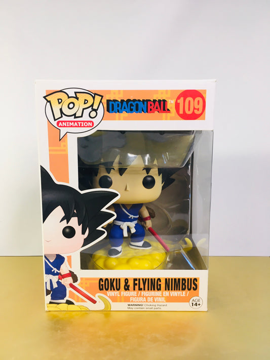 Funko Pop Goku & Flying Nimbus 109 BOX DAMAGE