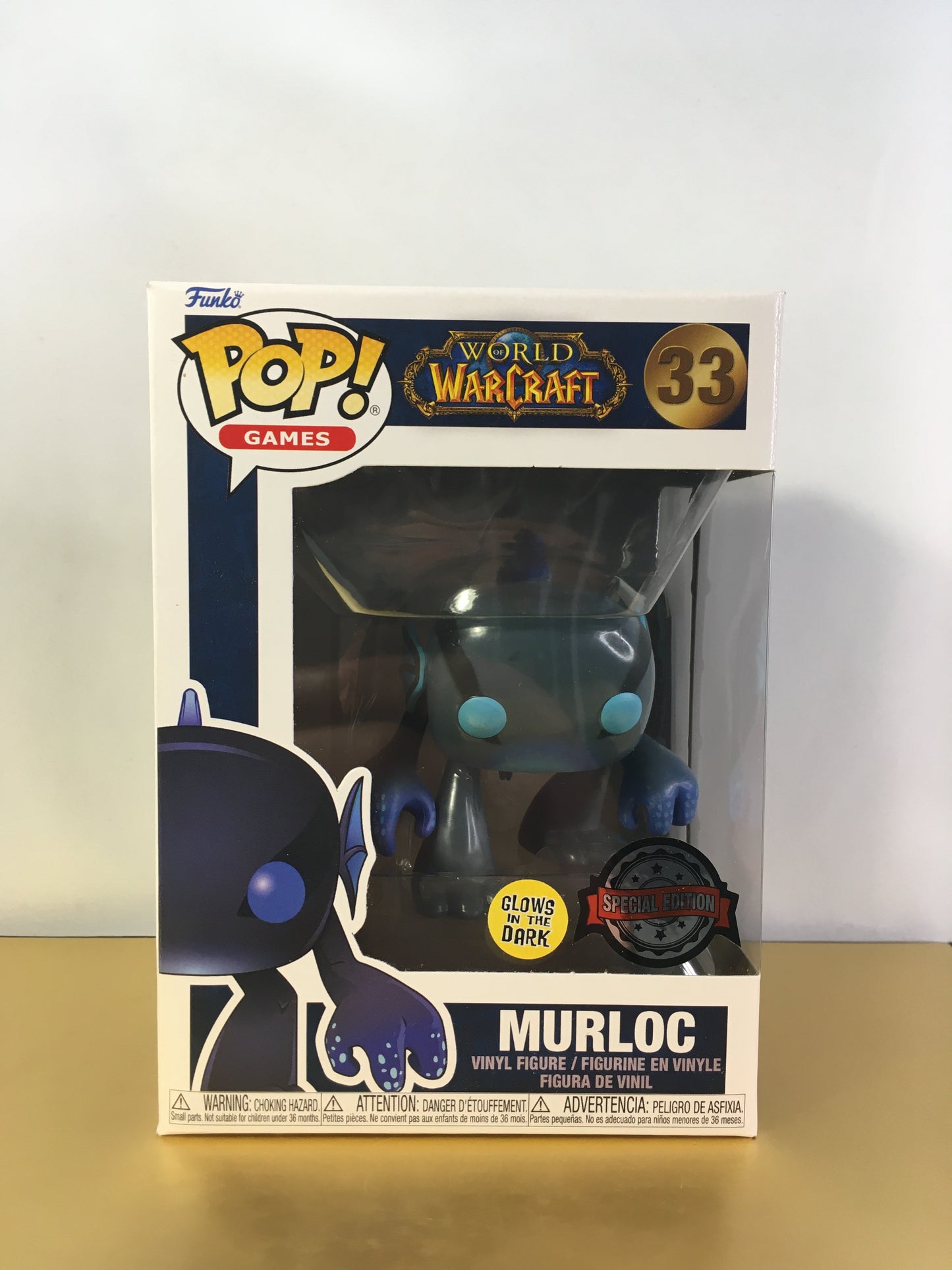 Vaulted Funko Pop Murloc 33 GITD