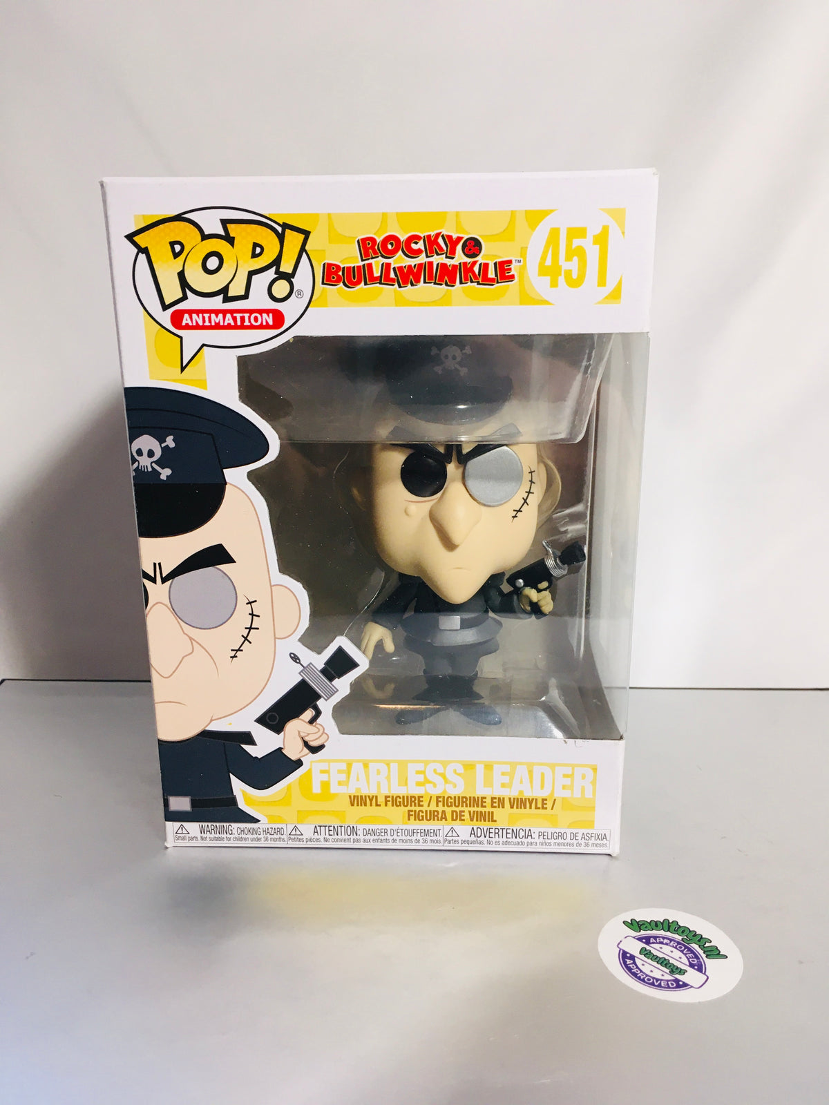 Funko Pop! Fearless Leader 451 The Rocky and Bullwinkle Show