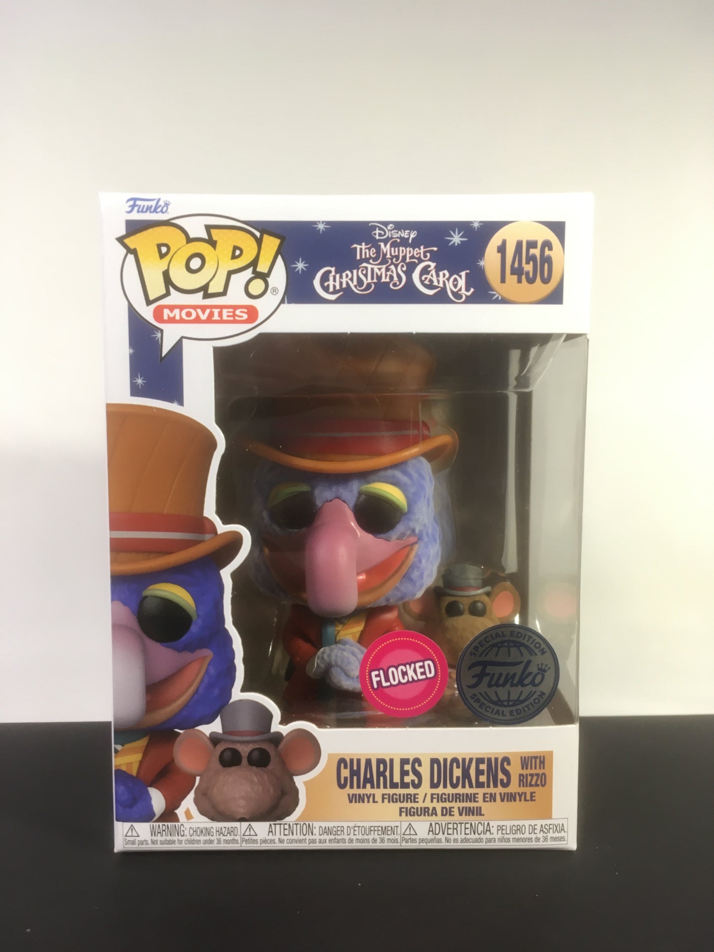 Funko Pop Charles Dickens 1456 Flocked