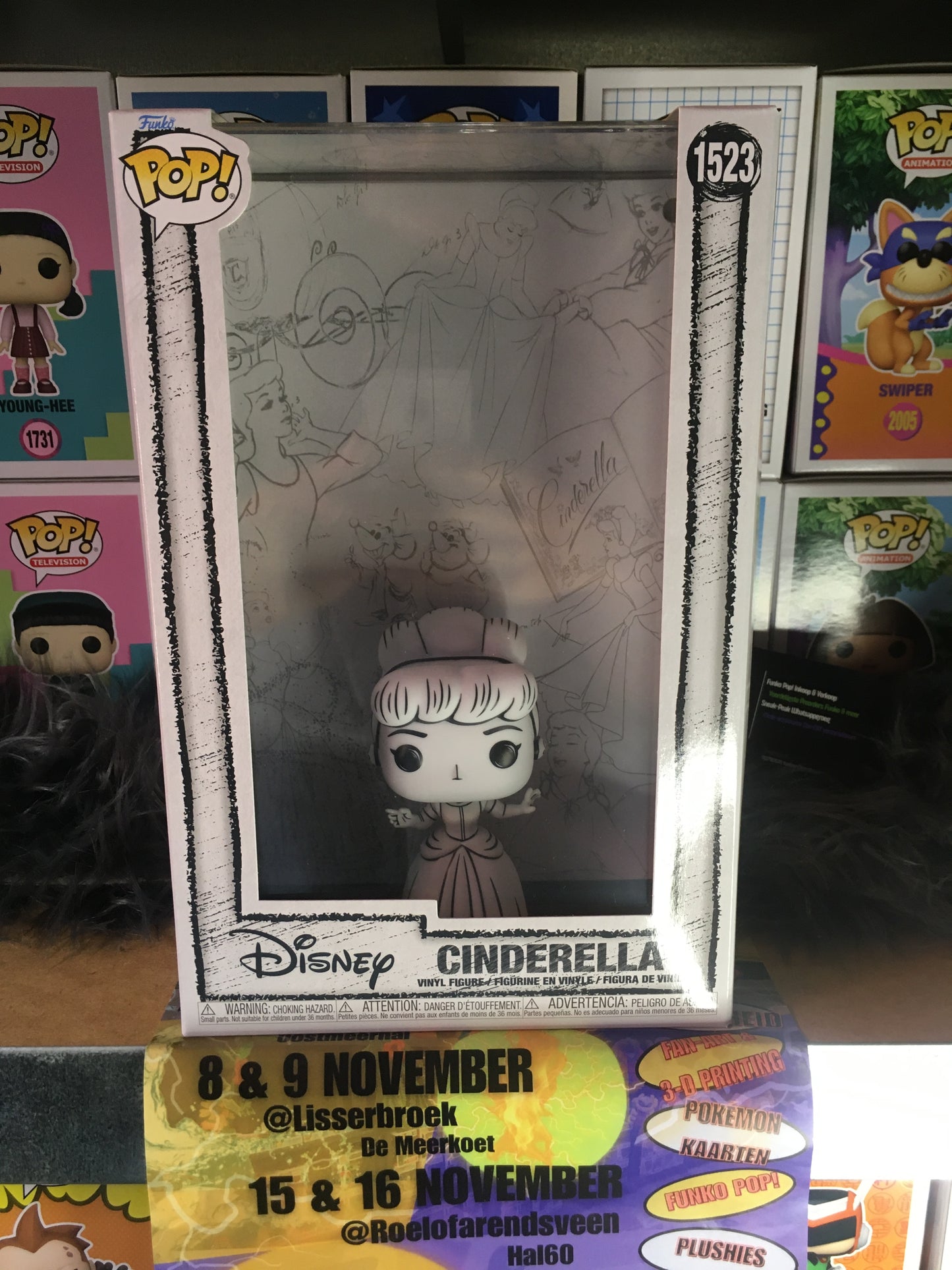Funko Pop! Cinderella 1523 Sketched VHS Album