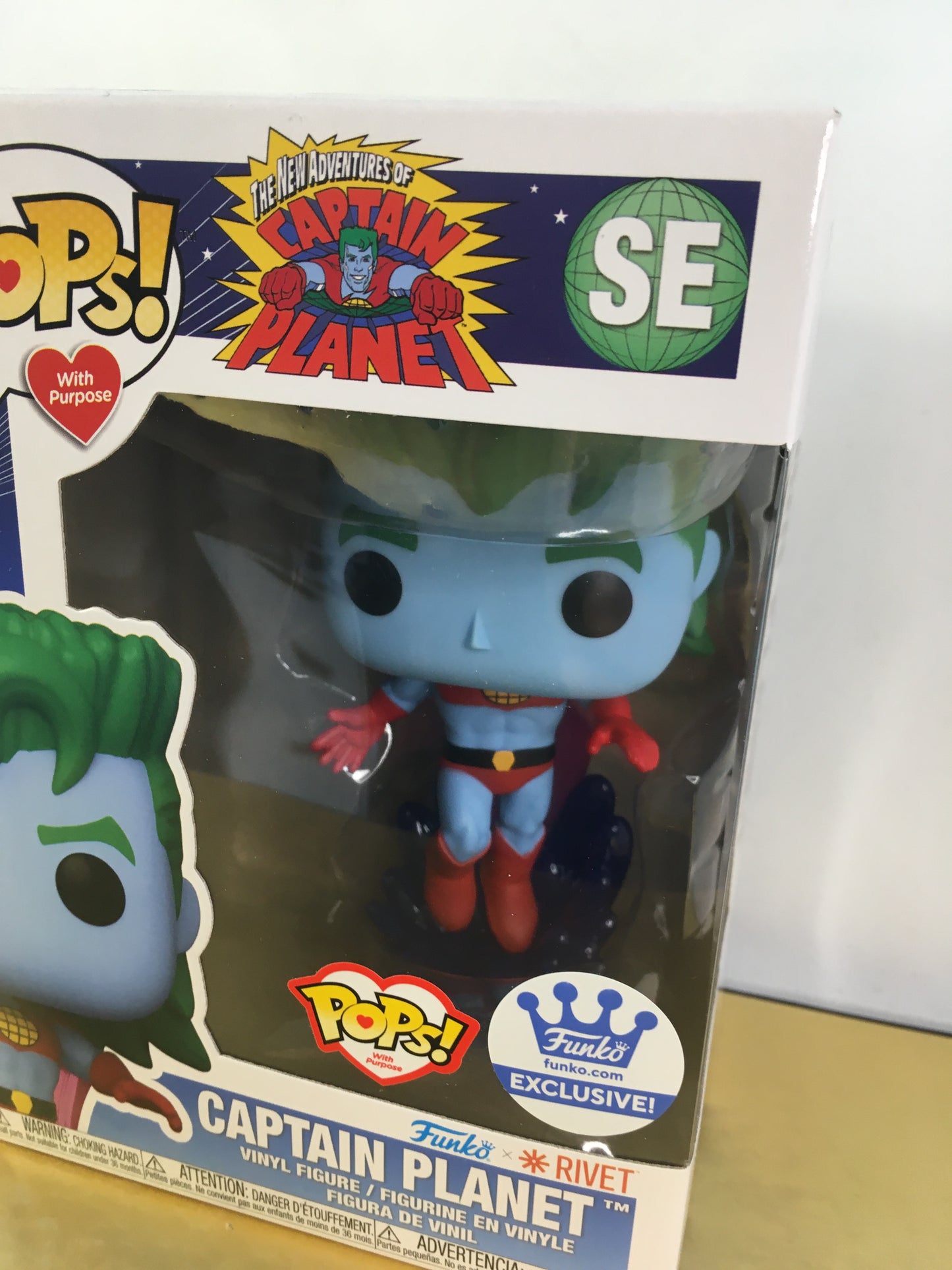 Funko Pop Captain Planet Pops with Purpose