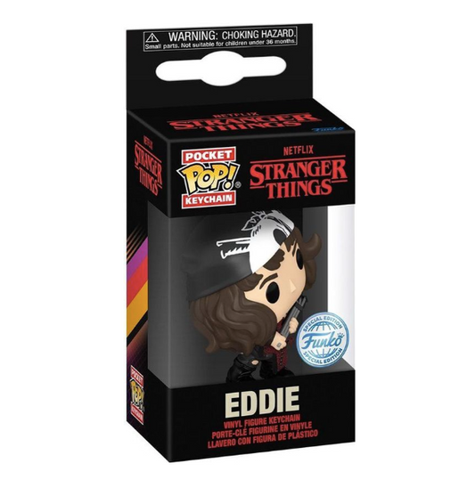 Funko Keychain Eddie Stranger Things