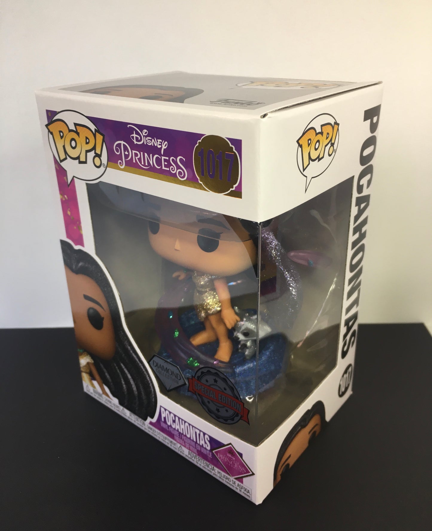 Funko Pop Pocahontas 1017 Disney Princess Diamond Glitter Special Edition