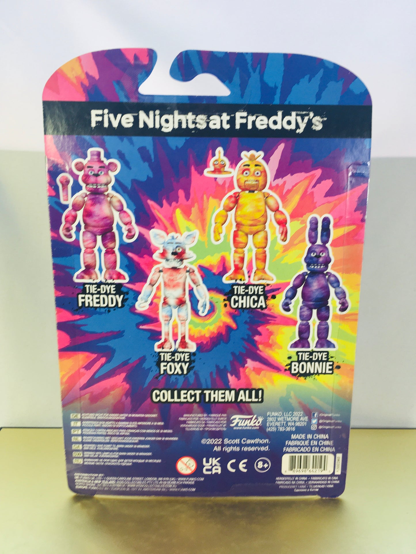 Funko FNAF Action Figures Circus Freddy - Circus Chica - Circus Bonnie - Balloon Foxy - Tie Dye Freddy