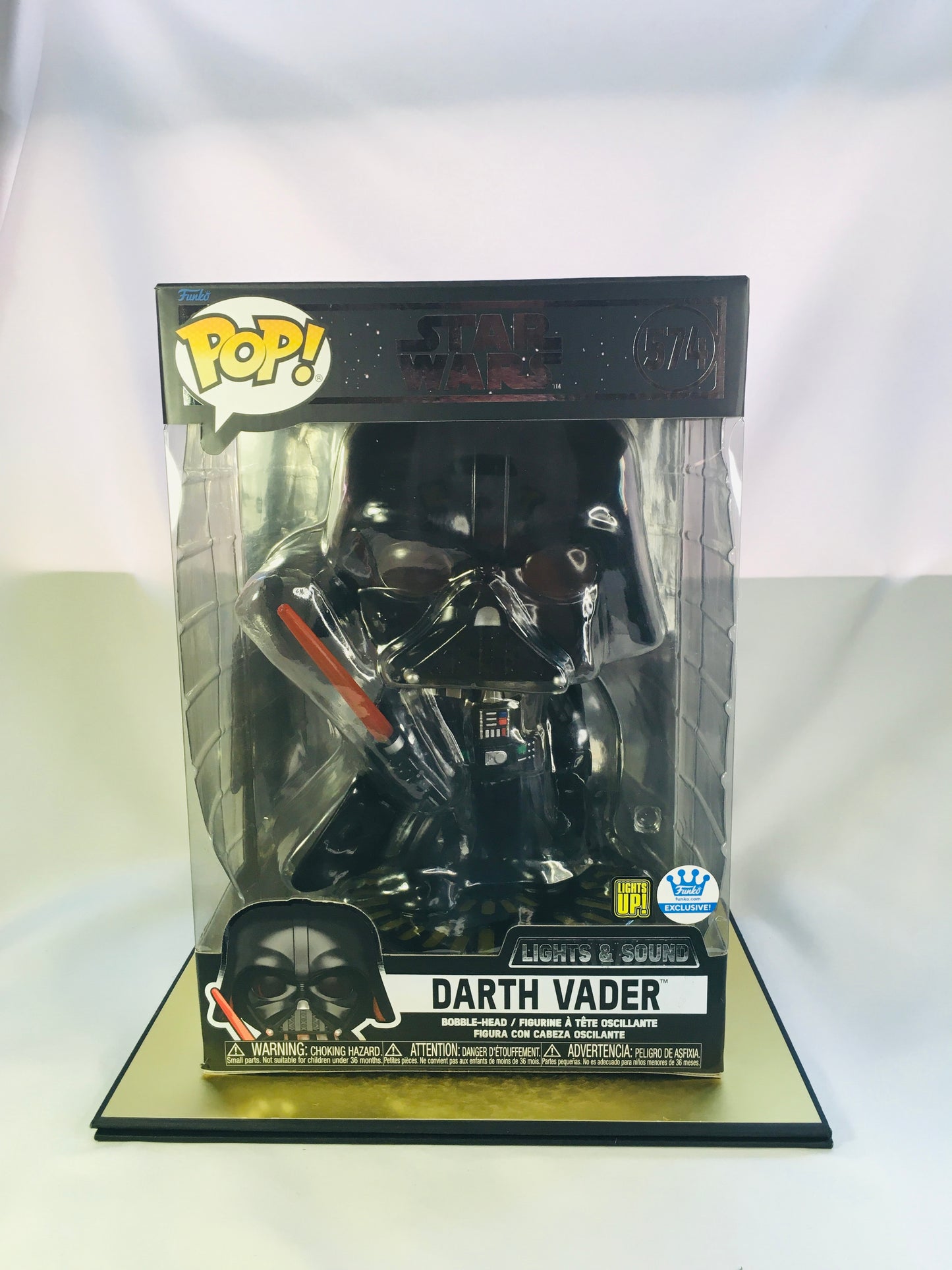 Funko Pop Darth Vader 574 10 Inch Lights and Sound