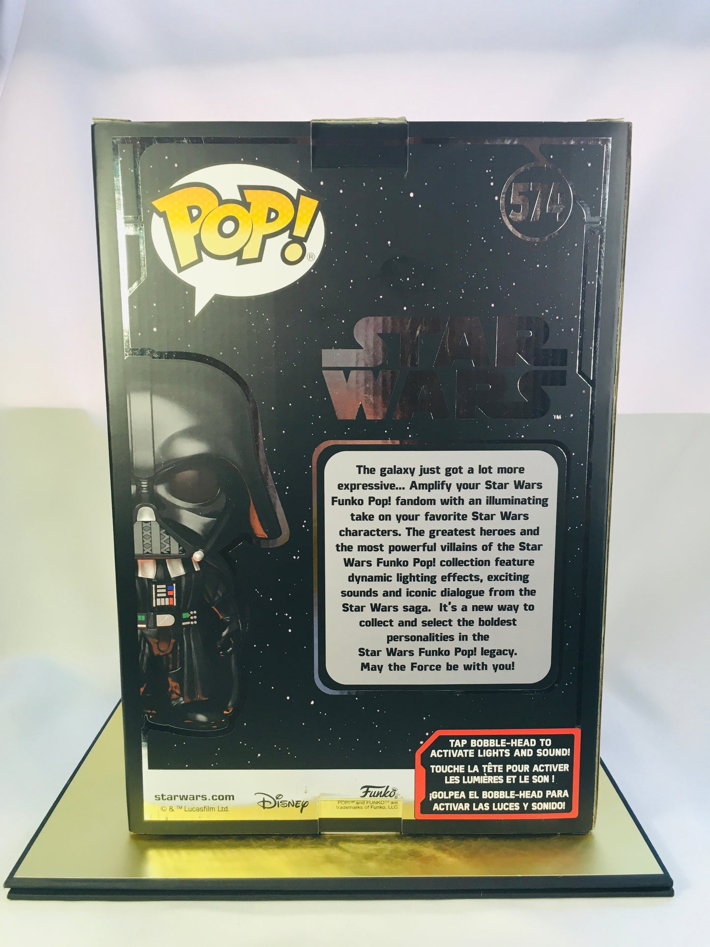 Funko Pop Darth Vader 574 10 Inch Lights and Sound