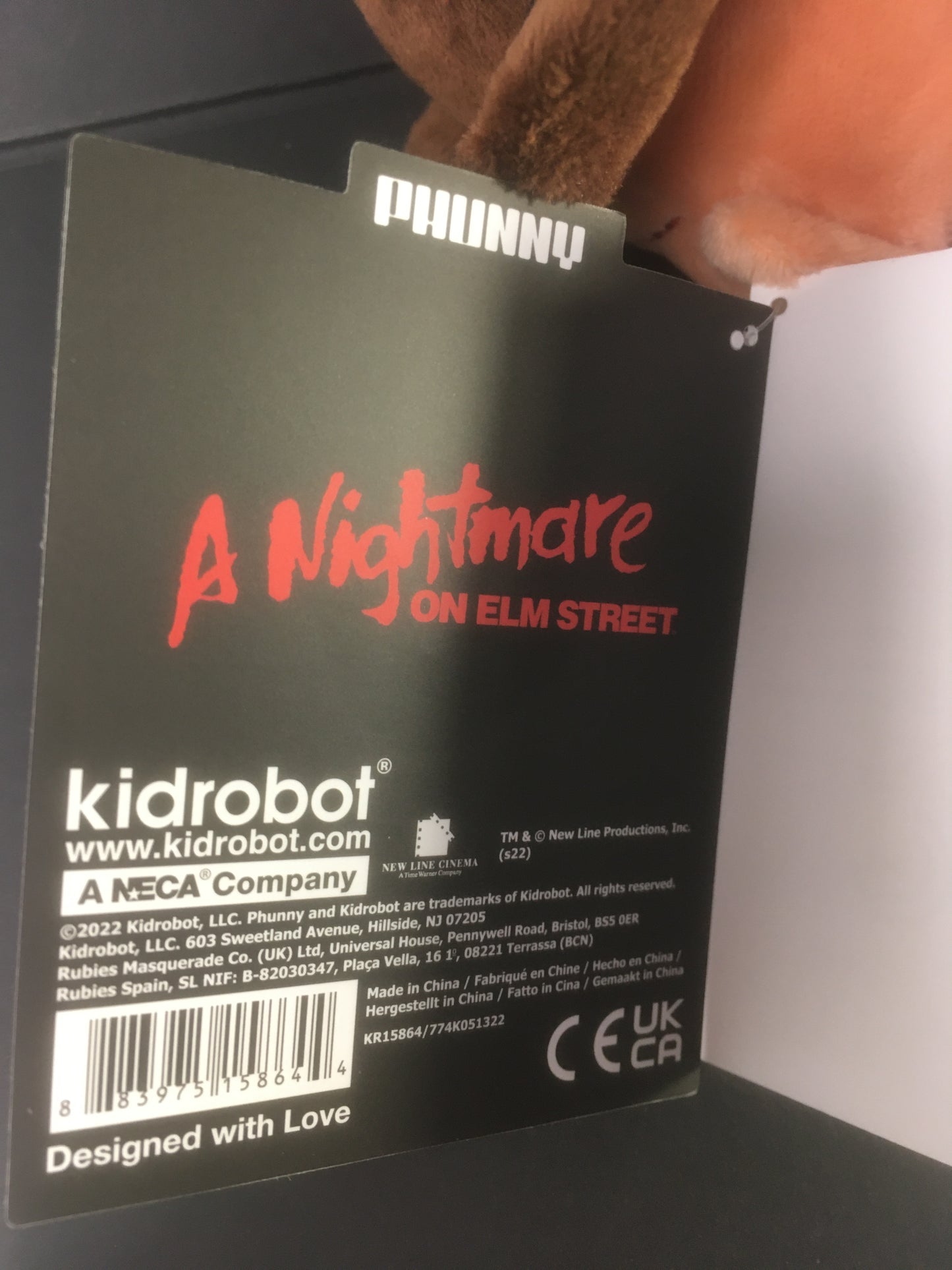 Freddie Krueger Plush Nightmare on Elm Street