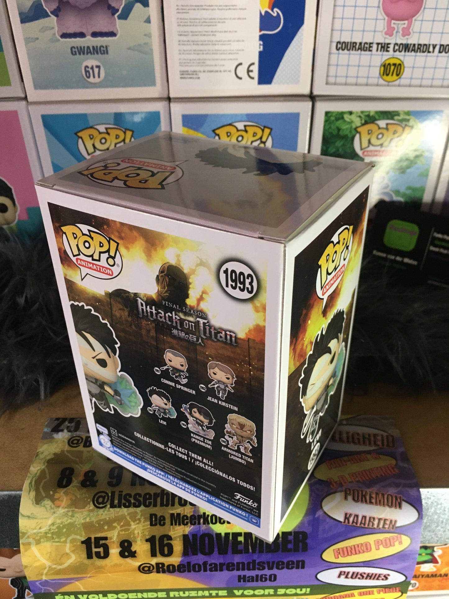 Funko Pop! Levi 1993 Attack on Titan