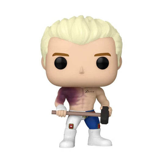 funko pop cody rhodes wwe with hammer
