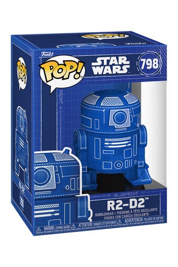 Funko Pop! R2-D2 798 Blue Star Wars