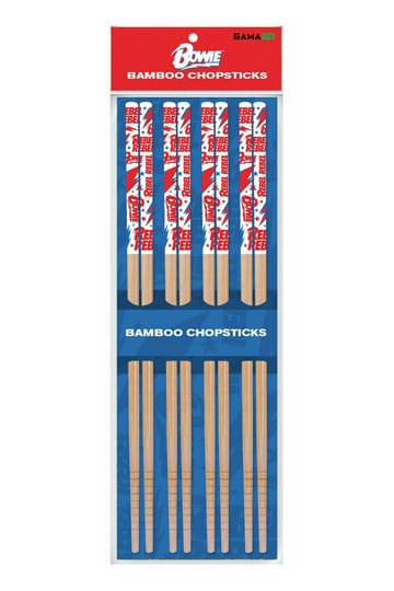 David Bowie Themed Bamboo Chop Sticks