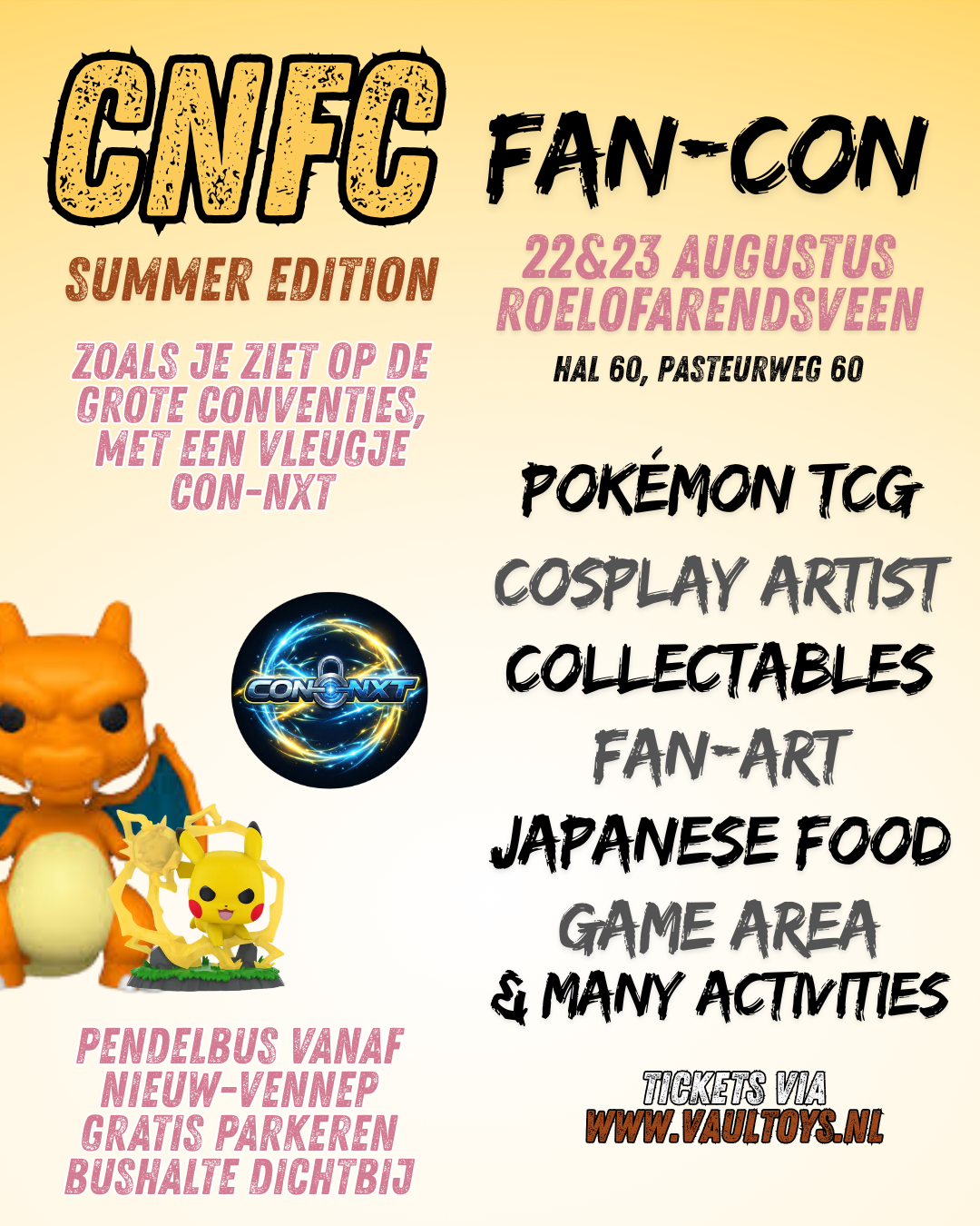 Tickets - 17 & 20 Augustus - Zomervakantie Pokémon & TCG Beurzen - Lisserbroek en Beinsdorp