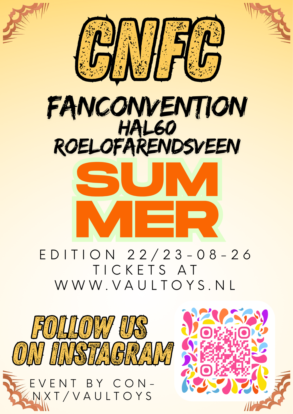 Tickets CNFC Summer 22 & 23 Augustus | Con-NXT FanCon Roelofarendsveen | TCG - Collectibles - Cosplay Event