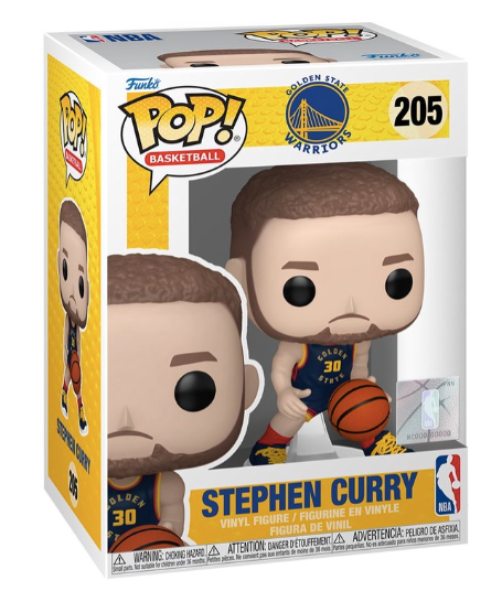 Funko Pop! Stephen Curry 205 Golden State Warriors NBA