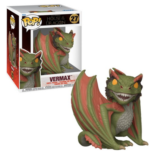 Funko Pop! Vermax 27 Super-sized Dragon House of the Dragon