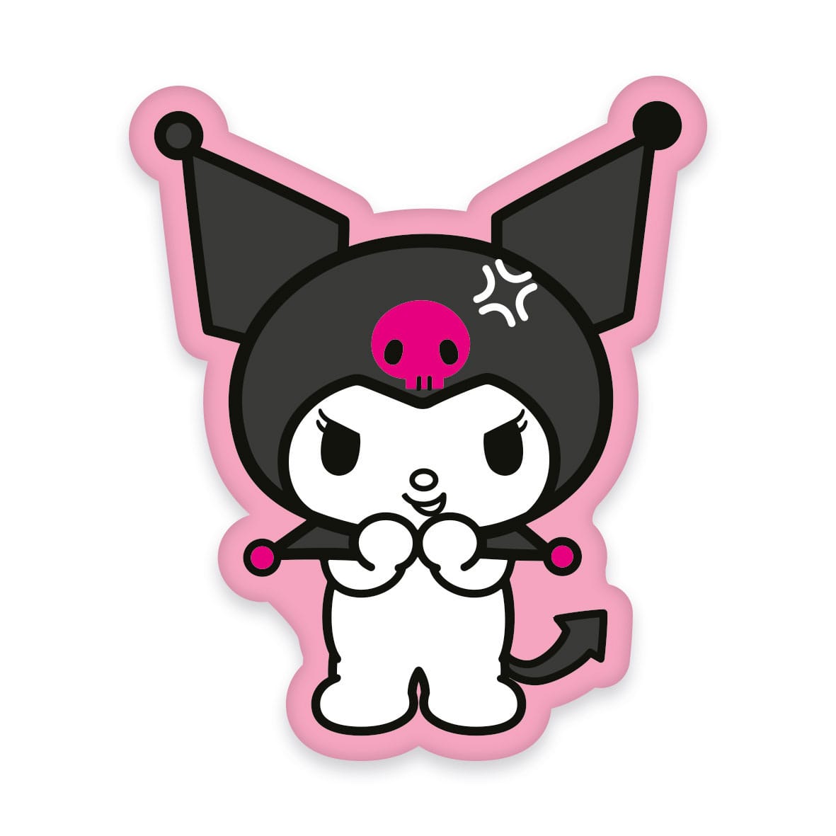 Kuromi Pillow Smiling