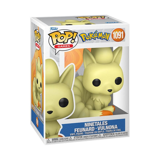 Funko Pop! Games Pokemon Ninetales figure packaging on a white background