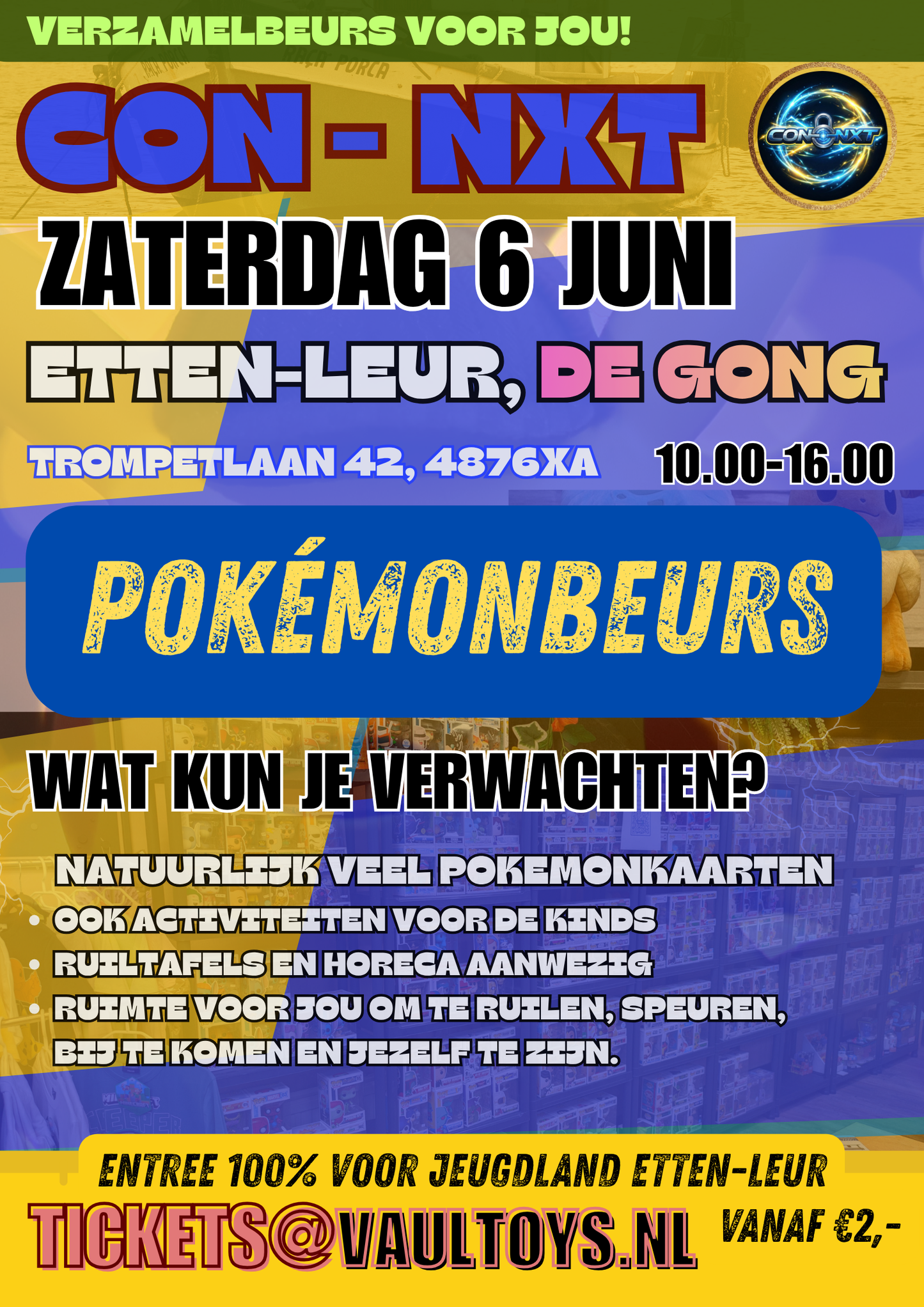 Tickets 6 juni Pokemon Beurs Etten-Leur