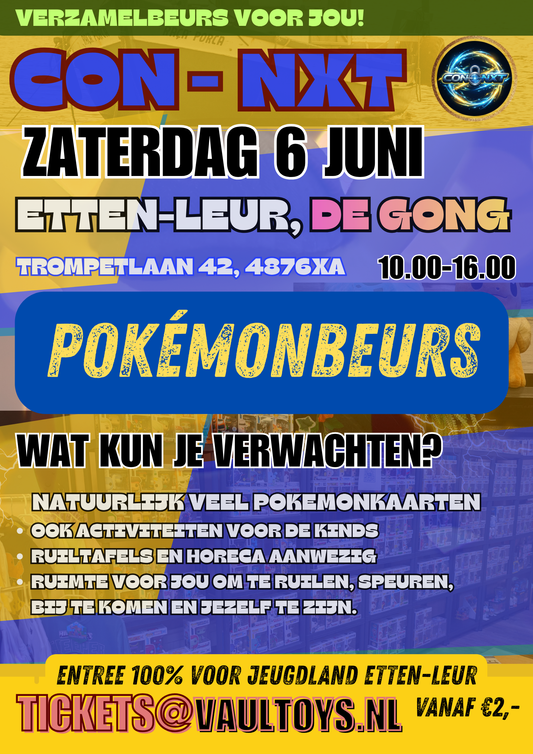 Tickets 6 juni Pokemon Beurs Etten-Leur