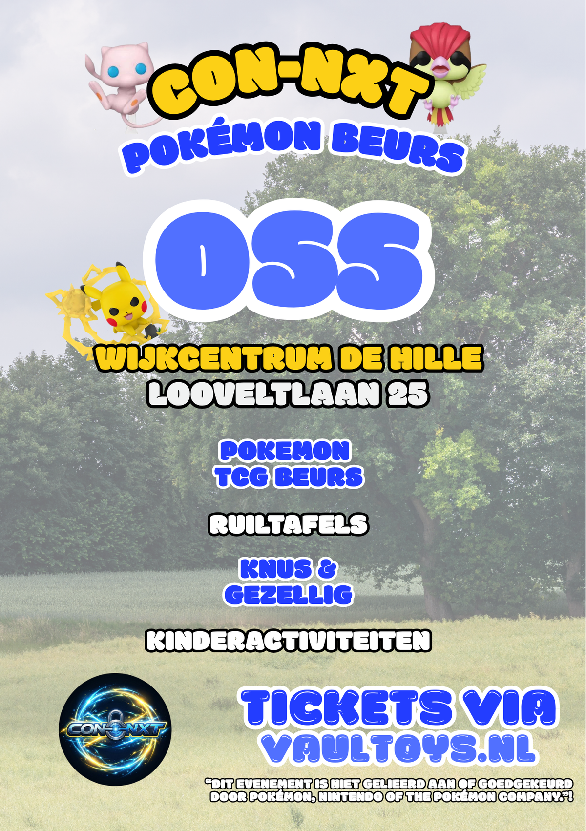 Ticket - Con-NXT Pokemon Beurs - Oss
