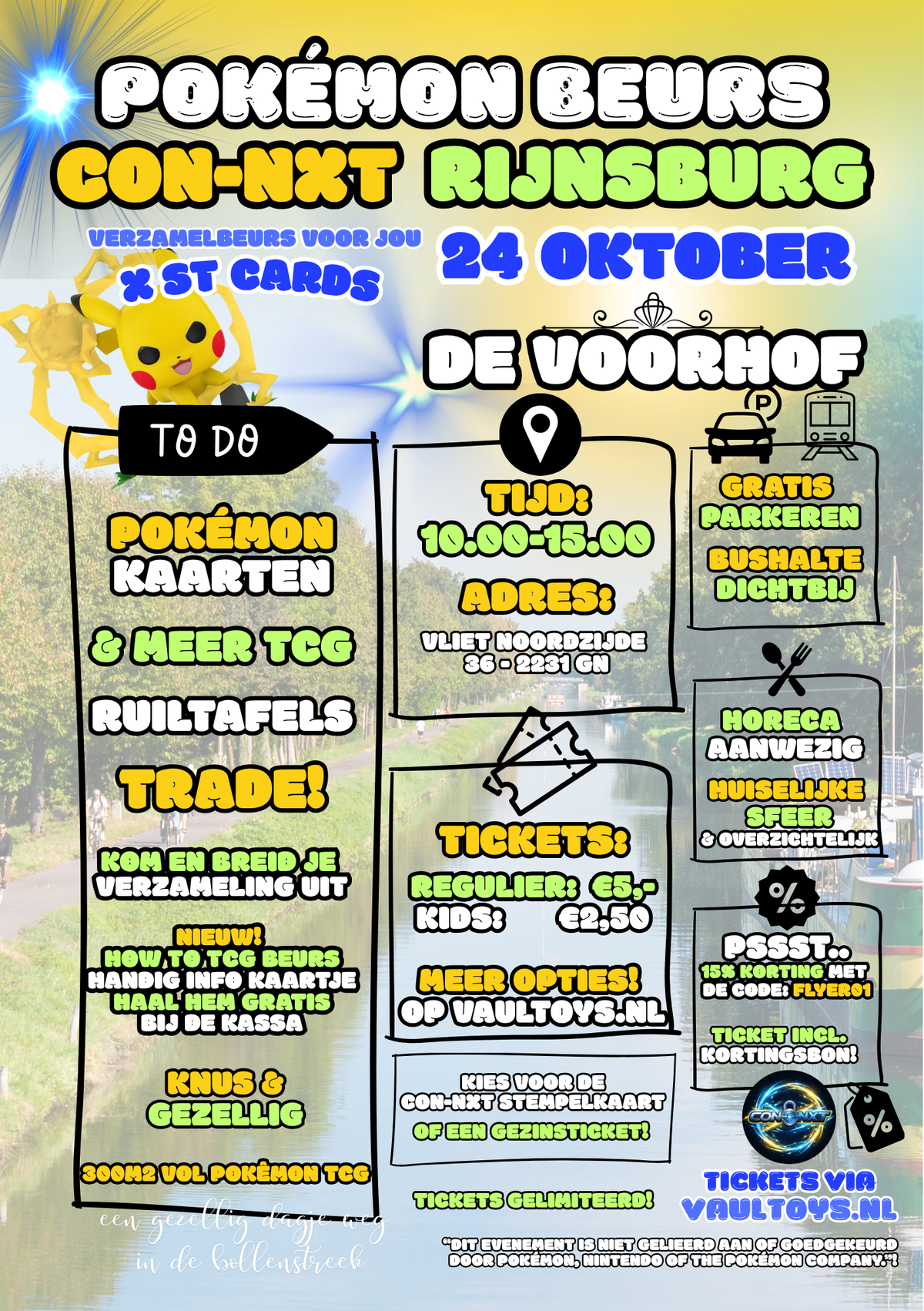 Ticket - Con-NXT Pokemon Beurs Rijnsburg