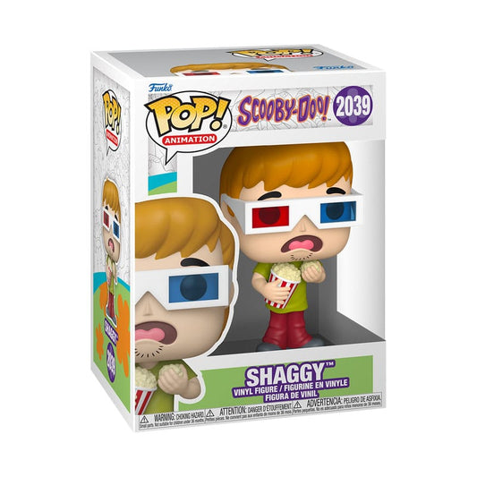 Funko Pop! vinyl figure packaging of Shaggy from Scooby-Doo on a white background