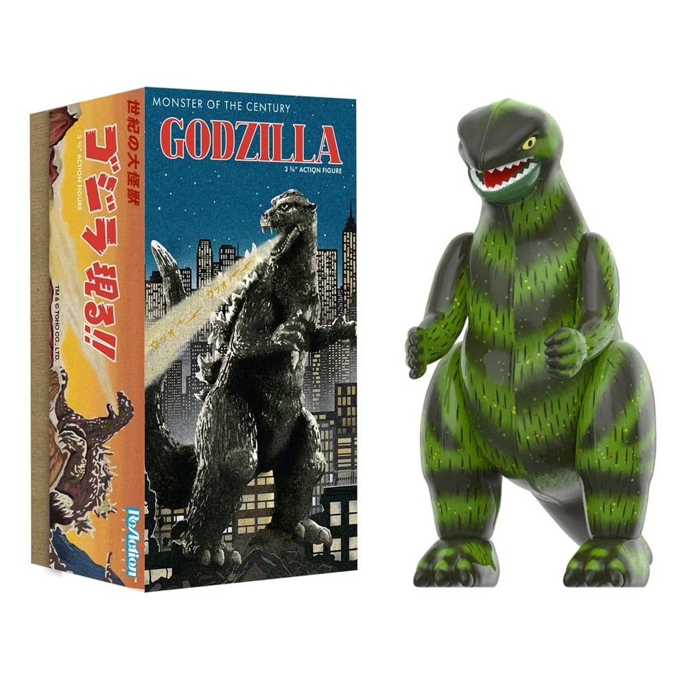 Super7 | Godzilla Toho ReAction Action Figure Wave 01 (Retro Tin) Godzilla (Marusan Tin) 10 cm